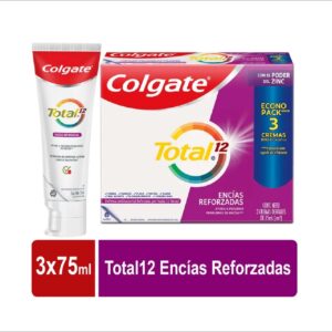 Crema Colgate Total Encias x 3 Unidades x 75g