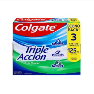 Crema Colgate Triple Accion x 125gr x 3 Unidades